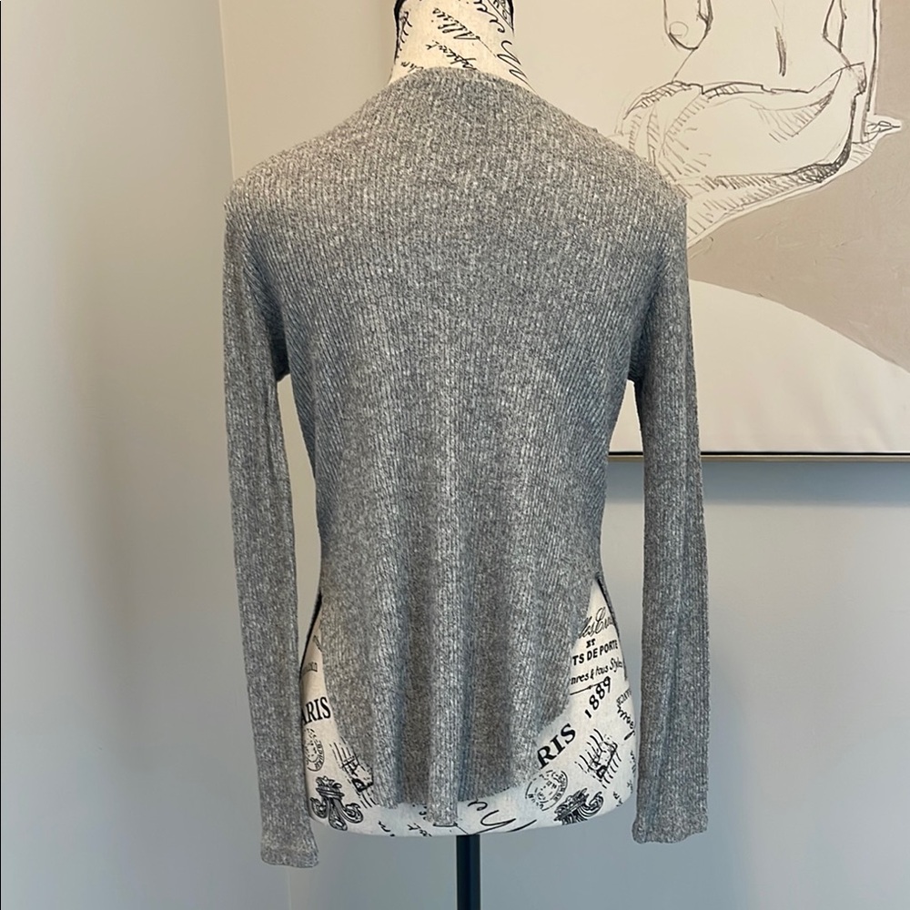 Antistar Gray Ribbed Top -Size Extra Small - Picture 6 of 11